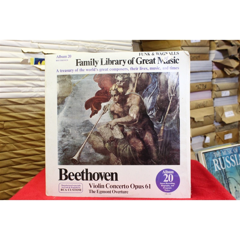 Ludwig van Beethoven Violin Concerto Opus 61/The Egmont Overture- Funk & Wagnall