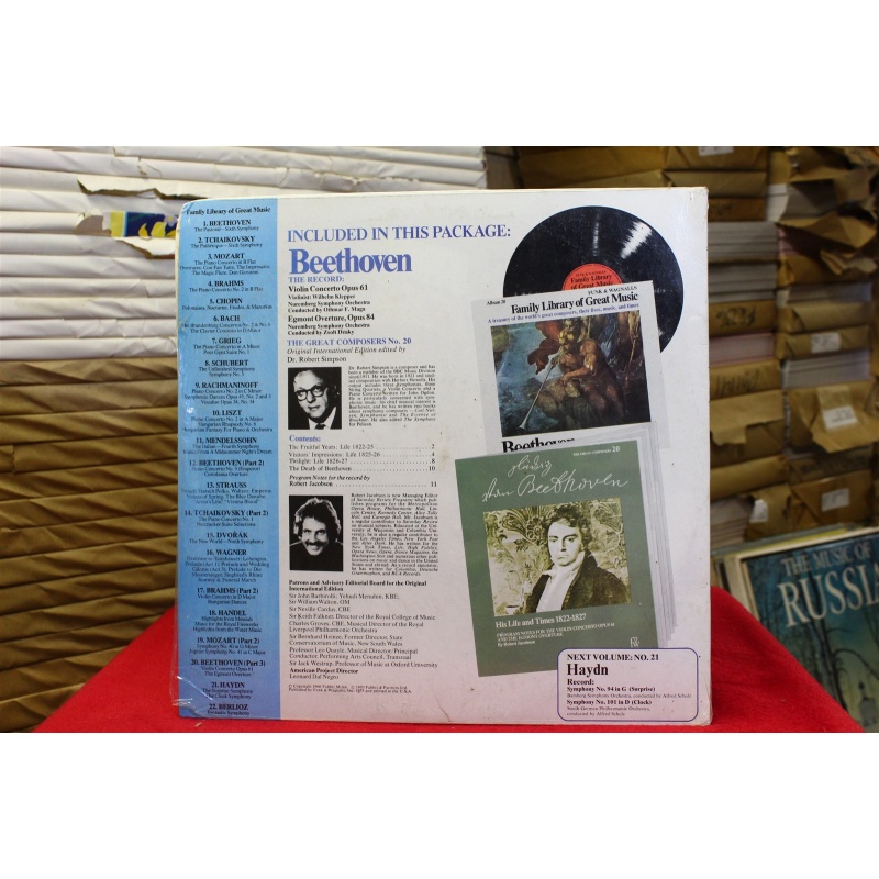 Ludwig van Beethoven Violin Concerto Opus 61/The Egmont Overture- Funk & Wagnall