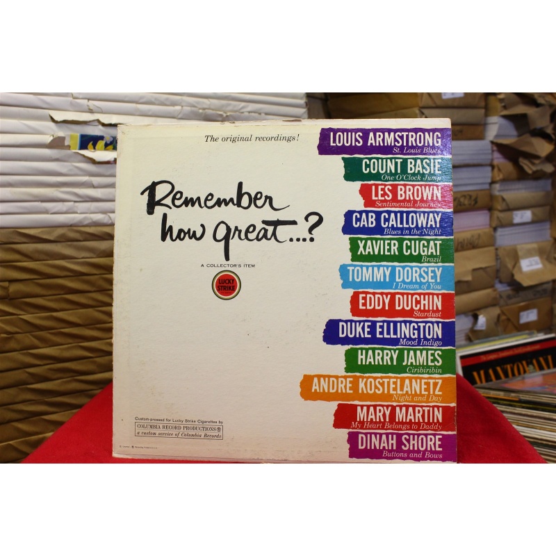 Various Remember How Great...? XTV66639 Vinyl Vinyl 61-013