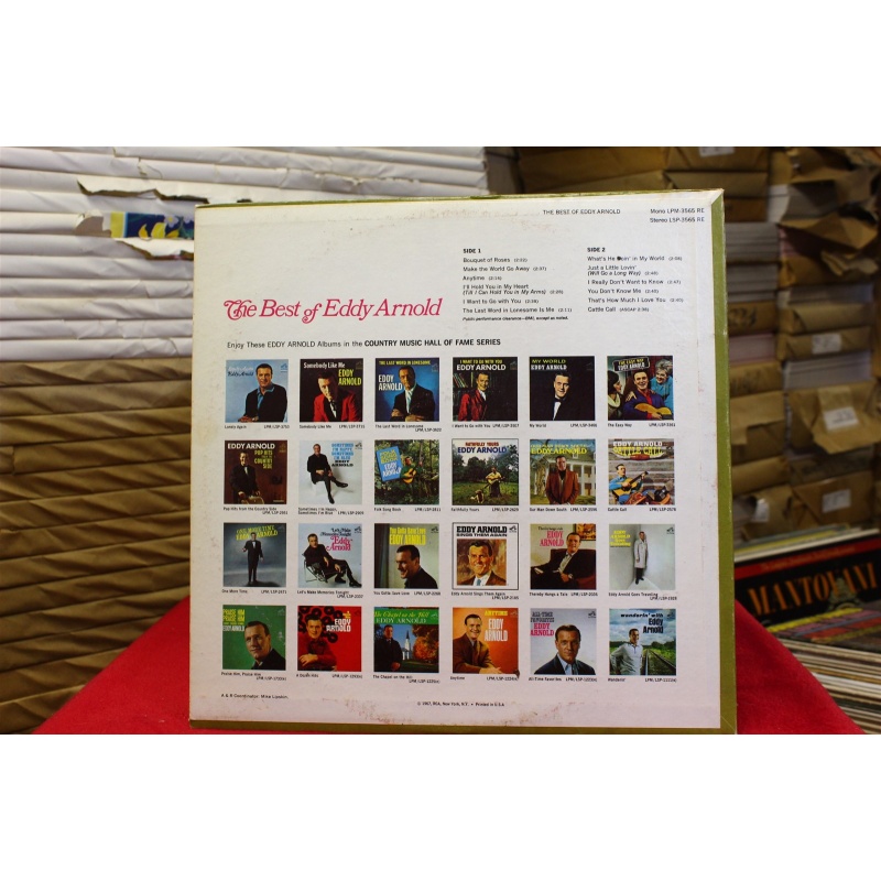 Eddy Arnold The Best Of Eddy Arnold LSP-3565 Vinyl Vinyl 61-019