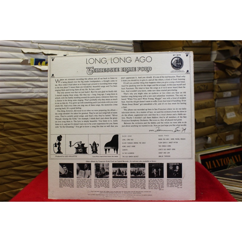 Tennessee Ernie Ford Long, Long Ago ST 1875 Vinyl Vinyl 61-021