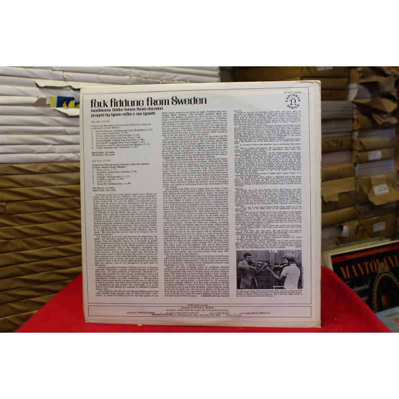 Björn Ståbi; Ole Hjorth Folk Fiddling From Sweden (Traditional Fiddle Tunes From