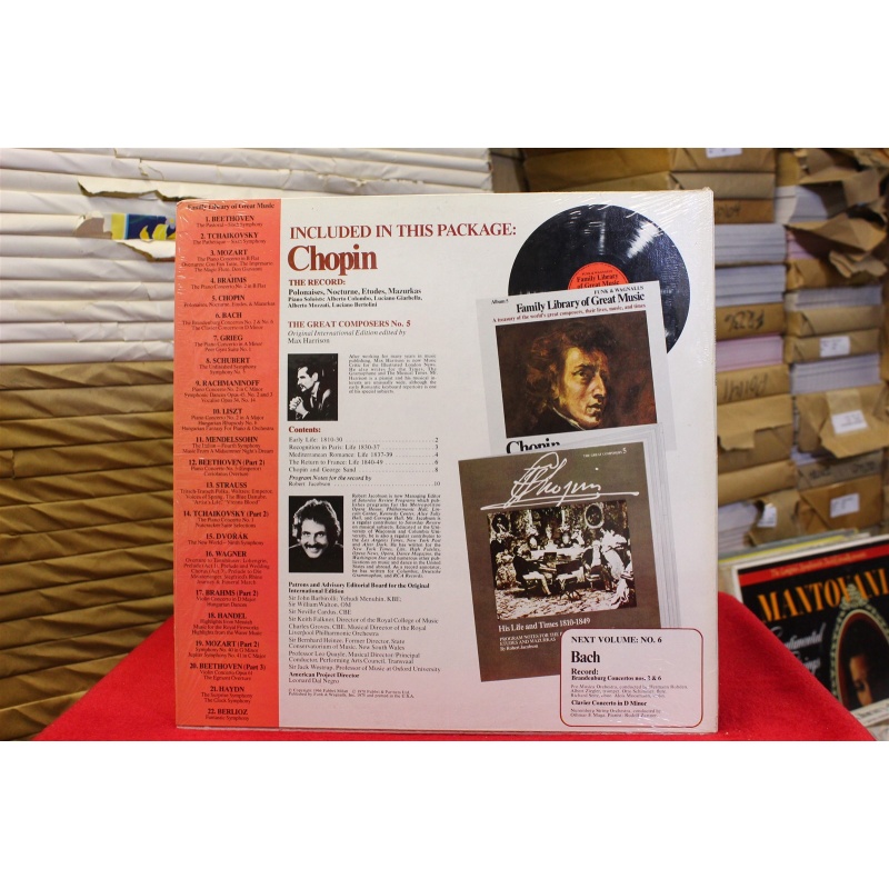 Frédéric Chopin Polonaises, Nocturne, Etudes, Mazurkas FW-305 Vinyl Vinyl 61-048