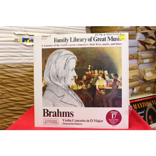 Johannes Brahms Violin Concerto In D Major - Hungarian Dances FW-317 Vinyl Vinyl