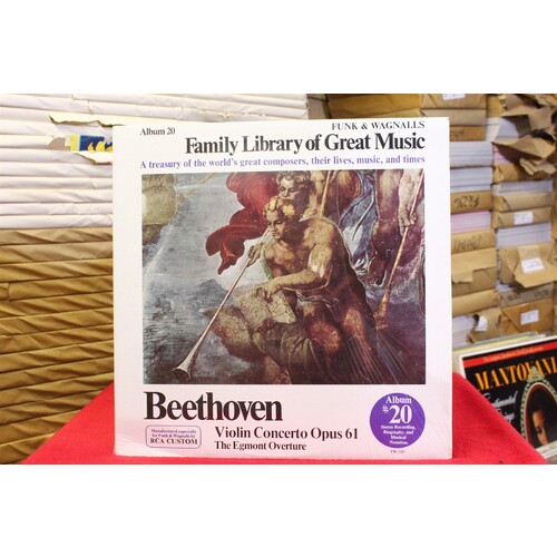Ludwig van Beethoven Violin Concerto Opus 61/The Egmont Overture- Funk & Wagnall