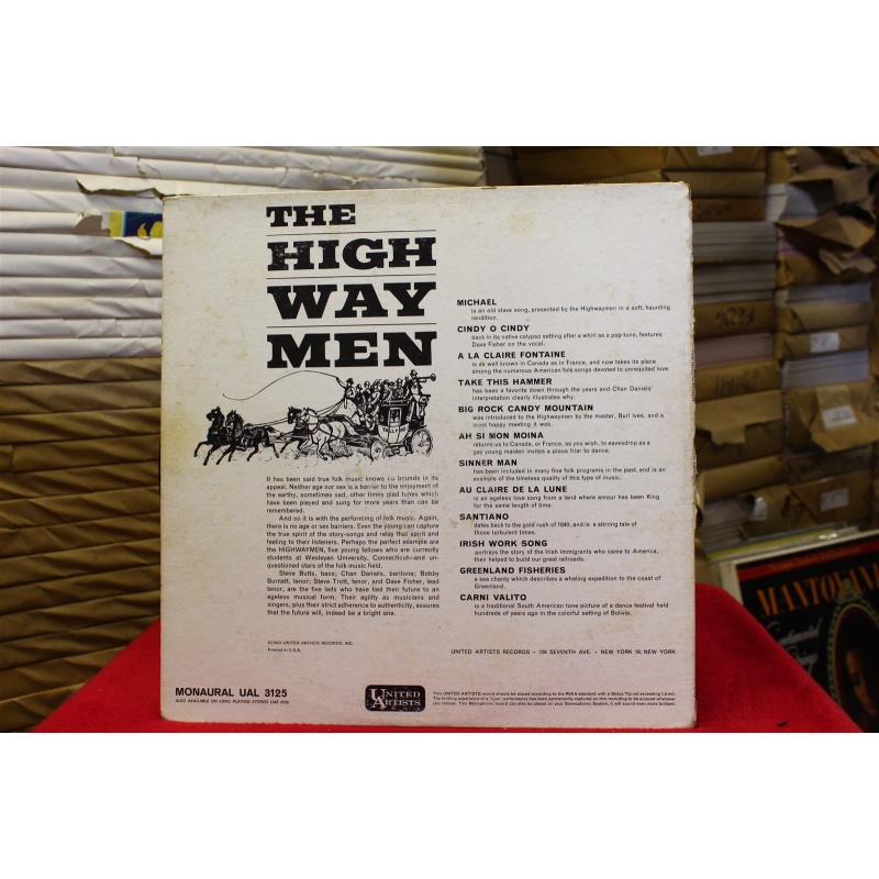 Highwaymen The Highwaymen UAL 3125 Vinyl Vinyl 61-069