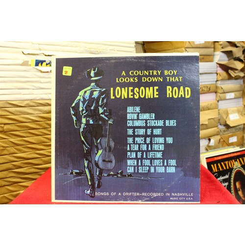 Earl Cupit; Bobby Bond A Country Boy Looks Down That Lonesome Road SF-25200 Viny