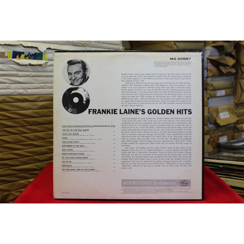 Frankie Laine Frankie Laines Golden Hits MG-20587 Vinyl 62-006
