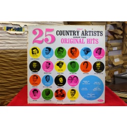 Various 25 Great Country Artists Singing Their Original Hits LP-711 Vinyl 62-017
