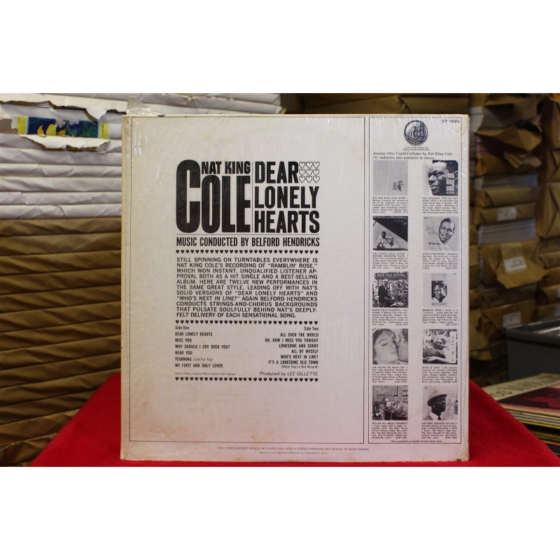 Nat King Cole Dear Lonely Hearts ST-1838 Vinyl 62-021