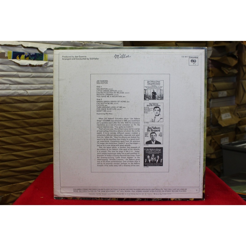 Jim Nabors Galveston CS 9817 Vinyl 62-029