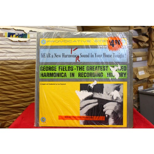 George Fields The Greatest Stereo-Harmonica In Recording History STLP 12/128 Vin