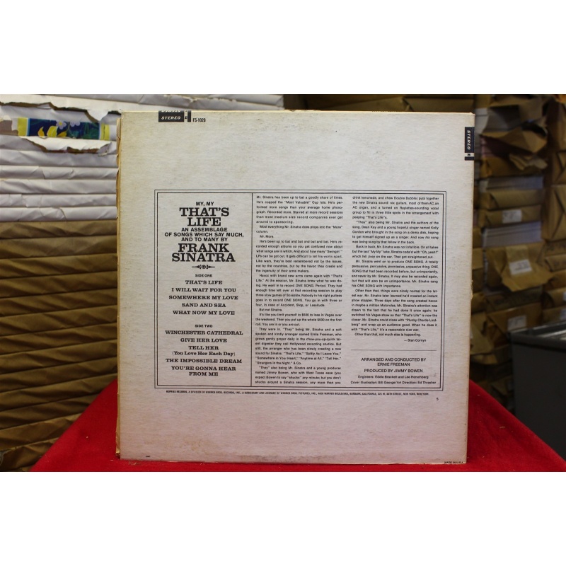 Frank Sinatra Thats Life FS-1020 Vinyl 62-062