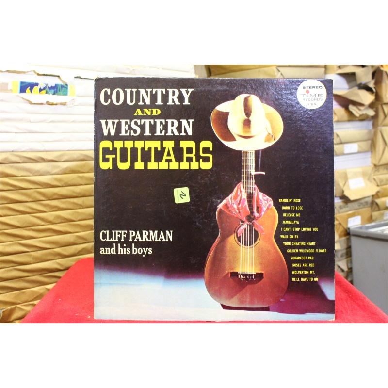 Cliff Parman And His Boys Country And Western Guitars S/2076 Vinyl 62-067