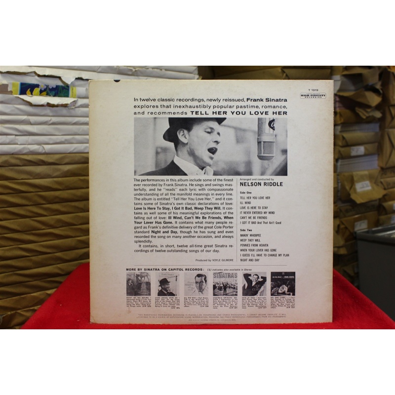 Frank Sinatra Tell Her You Love Her T 1919 Vinyl 62-069