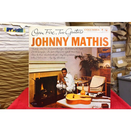 Johnny Mathis Open Fire, Two Guitars CL 1270 Vinyl 62-078