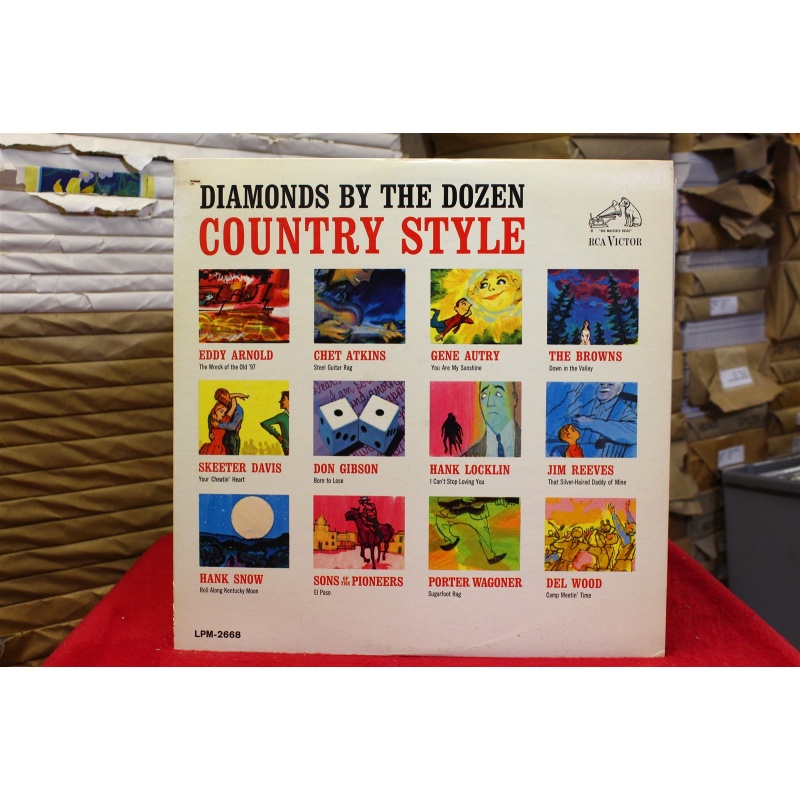 Various Diamonds By The Dozen - Country Style LPM 2668 Vinyl 62-082