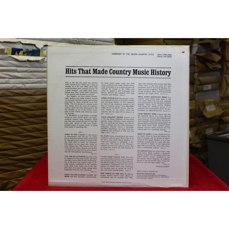 Various Diamonds By The Dozen - Country Style LPM 2668 Vinyl 62-082