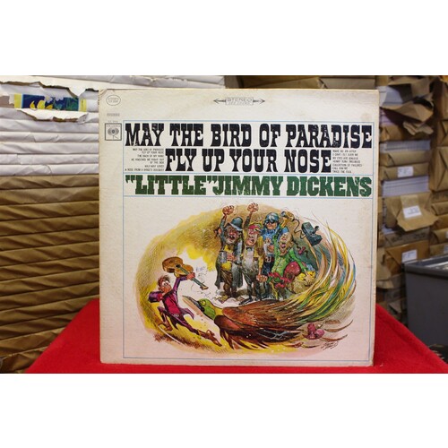 Little Jimmy Dickens May The Bird Of Paradise Fly Up Your Nose CS 9242 Vinyl 62-