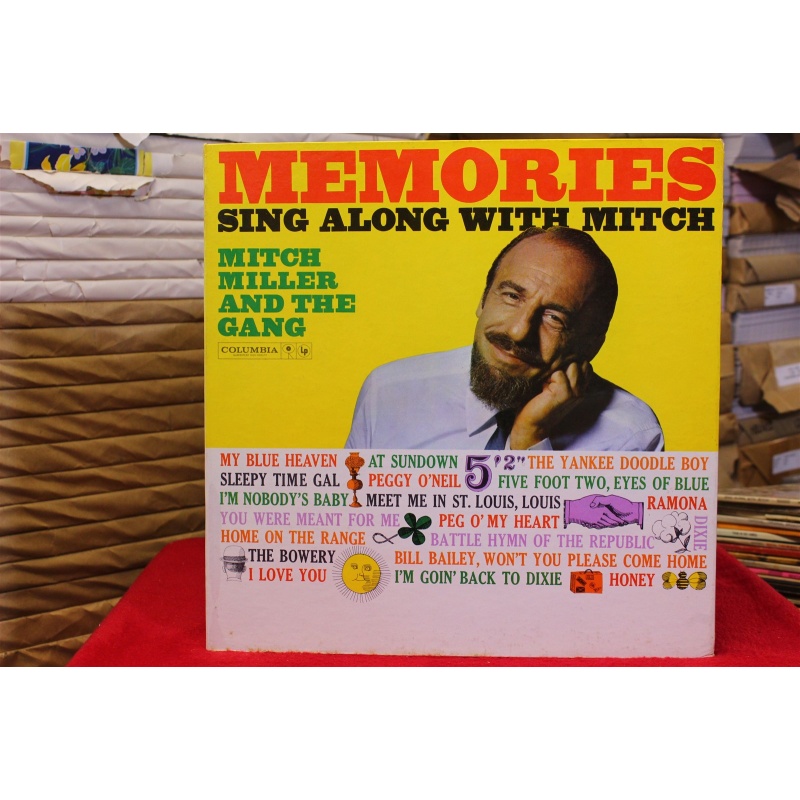 Mitch Miller And The Gang Memories Sing Along With Mitch CL 1542 Vinyl 63-008