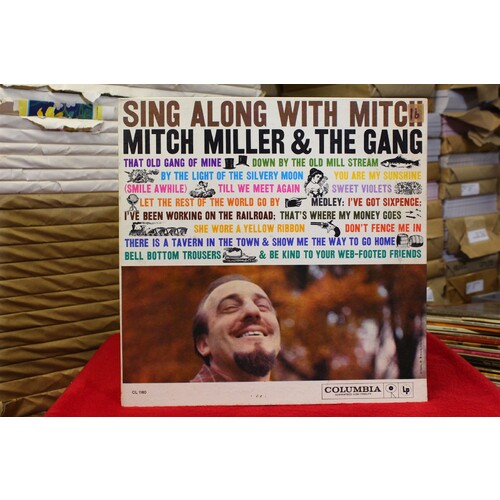 Mitch Miller And The Gang Sing Along With Mitch CL 1160 Vinyl 63-009