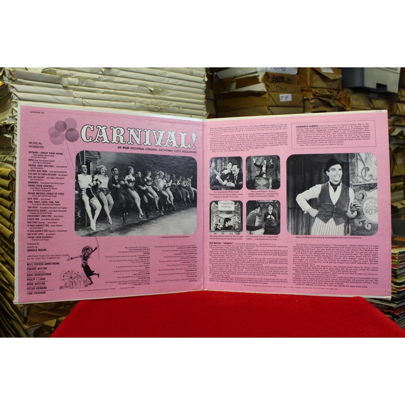 Carnival! Original Broadway Cast Carnival! E39460C Vinyl 63-012