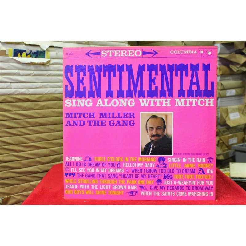 Mitch Miller And The Gang Sentimental Sing Along With Mitch CS 8251 Vinyl 63-019