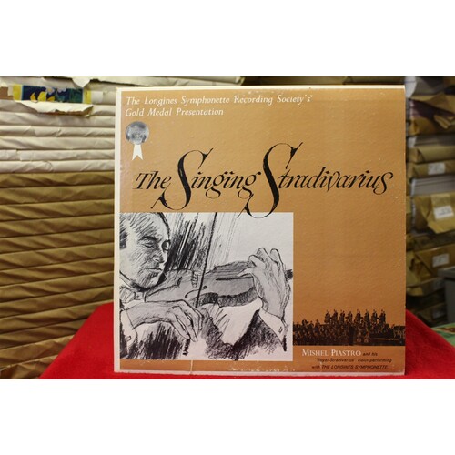 The Longines Symphonette; Mishel Piastro The Singing Stradivarius LWS 142 Vinyl