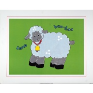 (16 x 20) Art Print J1159 Shelly Rasche - Sheep
