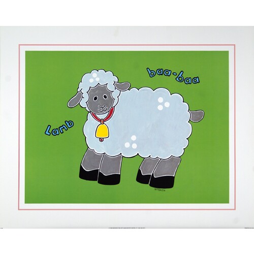 (16 x 20) Art Print J1159 Shelly Rasche Sheep