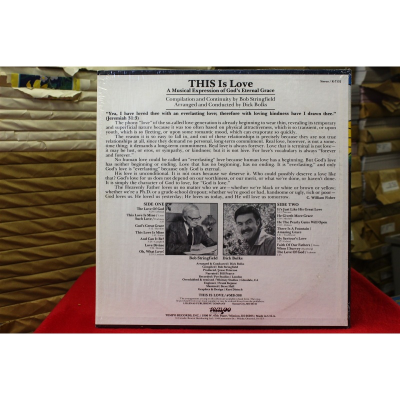 Dick Bolks This Is Love (A Musical Expression Of Gods Eternal Grace) R-7132 Vin