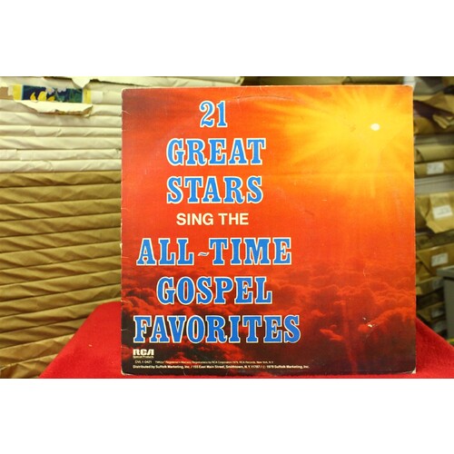 Various 21 Great Stars Sing The All-Time Gospel Favorites DVL 1-0421 Vinyl 63-03