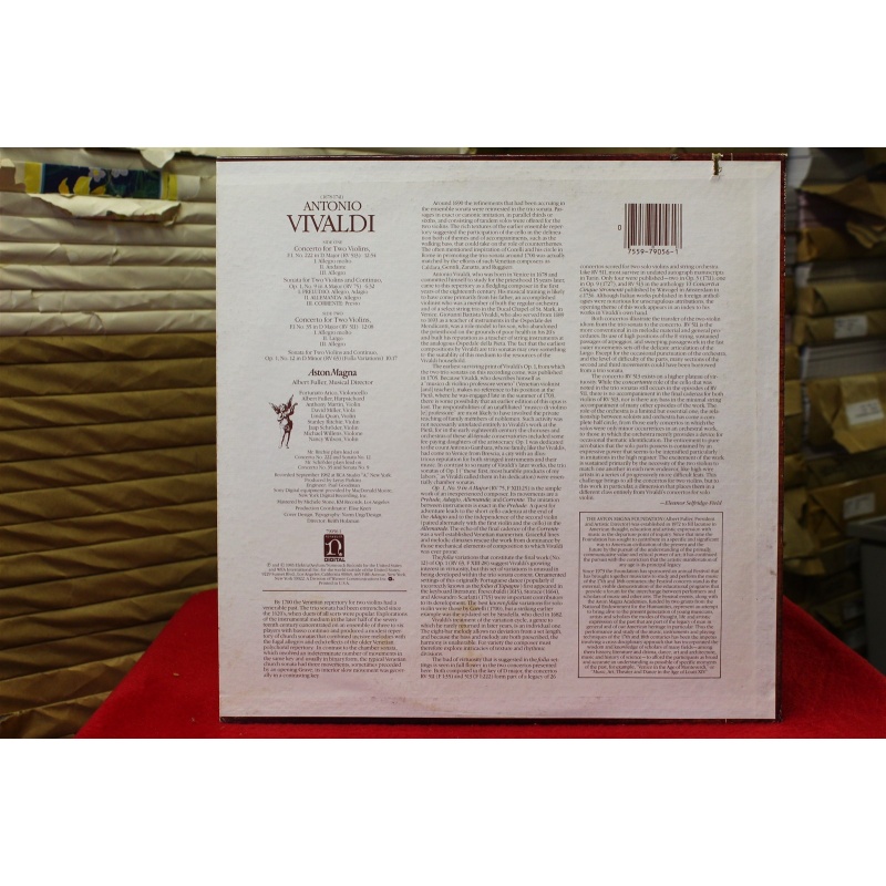 Antonio Vivaldi; Stanley Ritchie; Jaap Schröder Two Concertos For Two Violins |