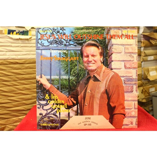 Jimmy Swaggart Jesus Will Outshine Them All JLP-115 Vinyl 63-046