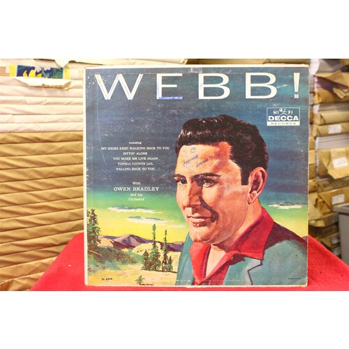 Webb Pierce; Owen Bradley And His Orchestra Webb! DL 8899 Vinyl 63-057