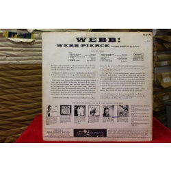 Webb Pierce; Owen Bradley And His Orchestra Webb! DL 8899 Vinyl 63-057