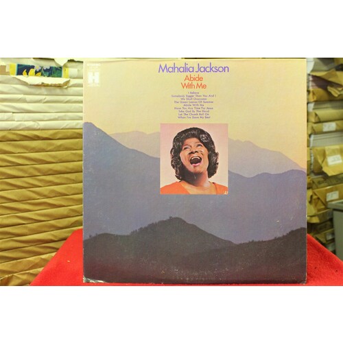 Mahalia Jackson Abide With Me HS 11372 Vinyl 63-059