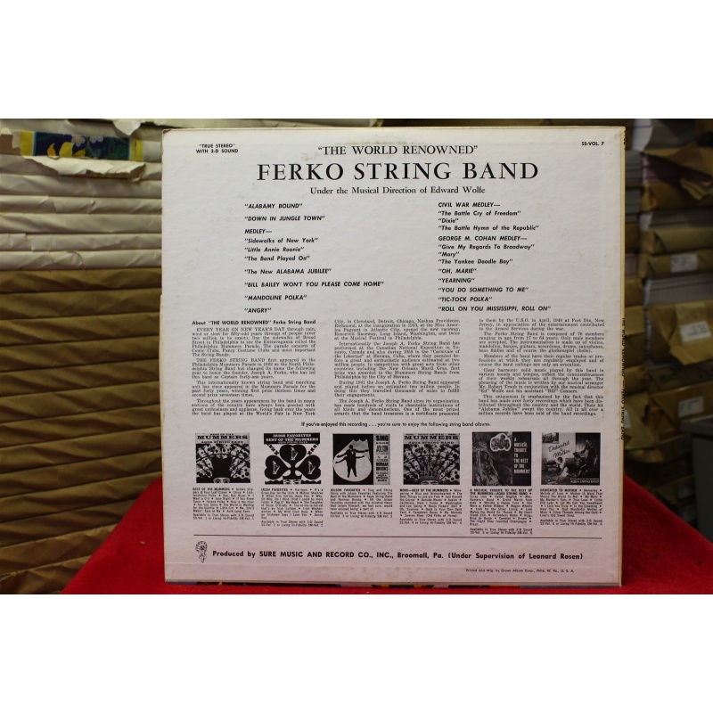 The Ferko String Band The World Renowned Vol. 7 SS-VOL.7 Vinyl 63-064