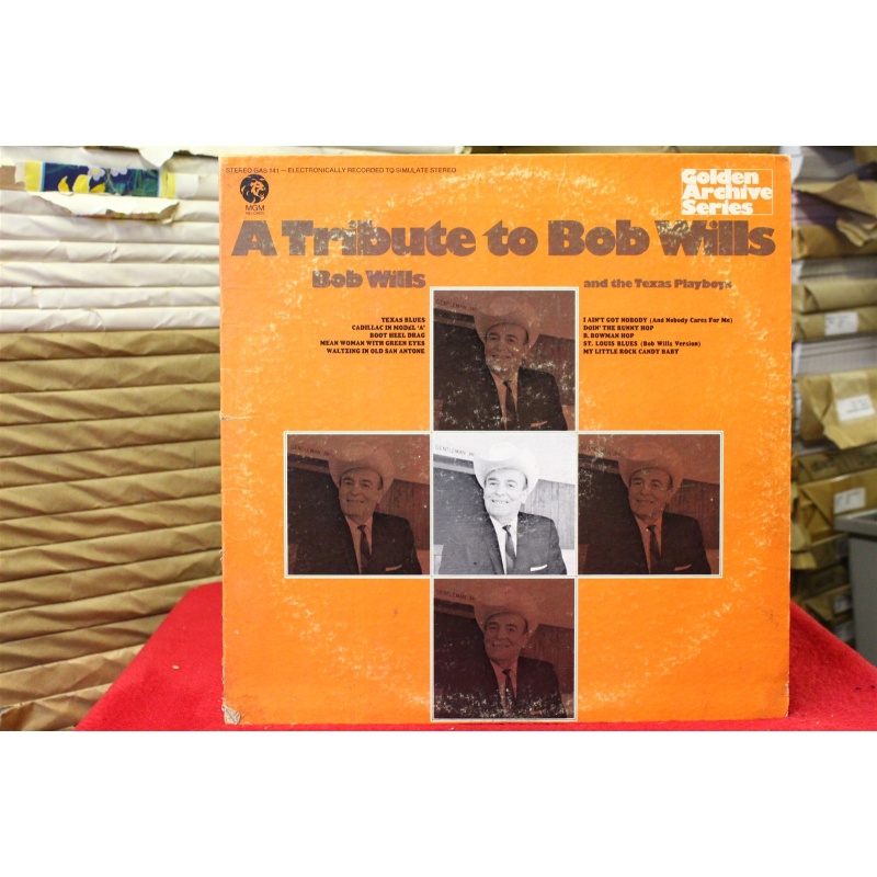 Bob Wills & His Texas Playboys A Tribute To Bob Wills GAS 141 Vinyl 63-071