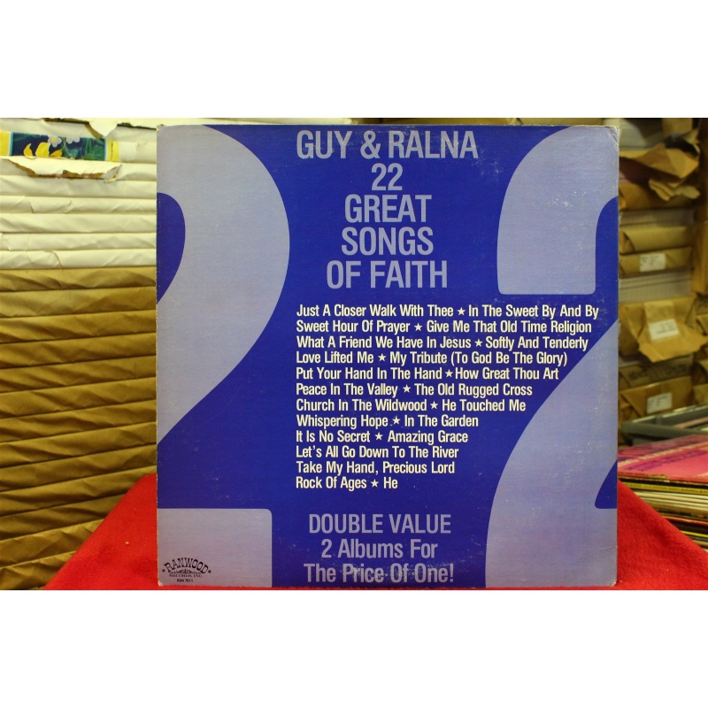 Guy & Ralna 22 Great Songs Of Faith RAN 7011 Vinyl 64-005