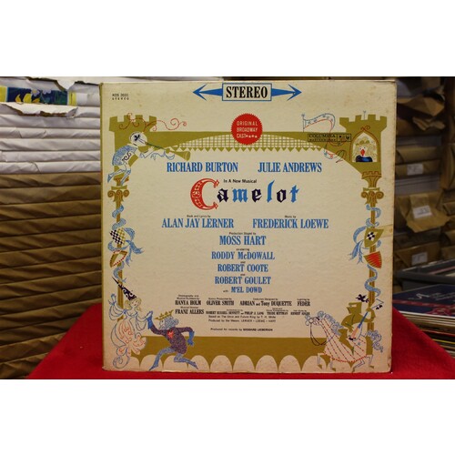 Al Lerner; Frederick Loewe; Julie Andrews; Richard Burton Camelot (Original Broa