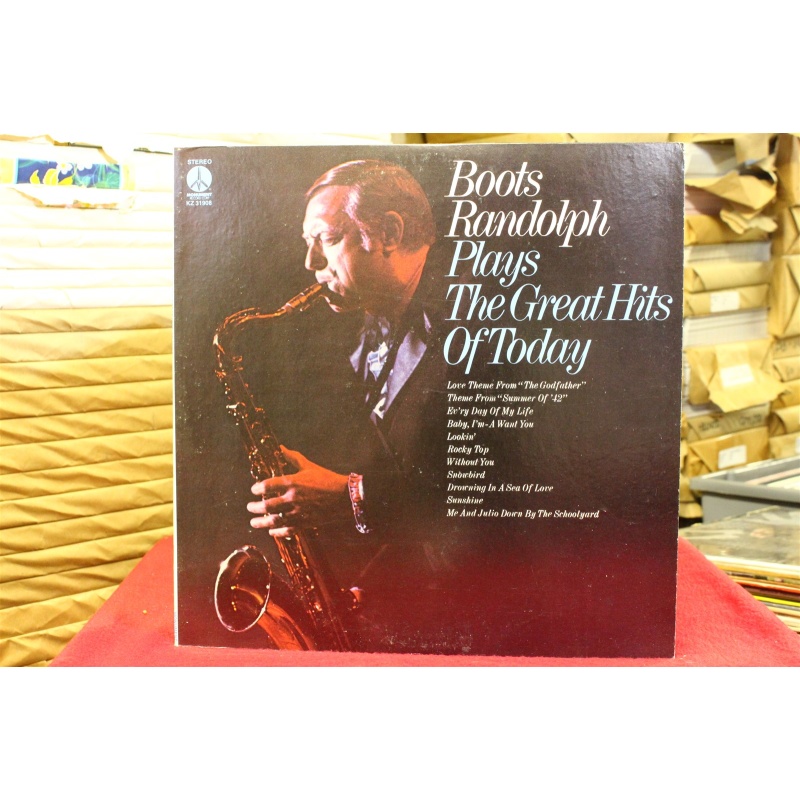 Boots Randolph Plays The Great Hits Of Today KZ 31908 Vinyl 64-010