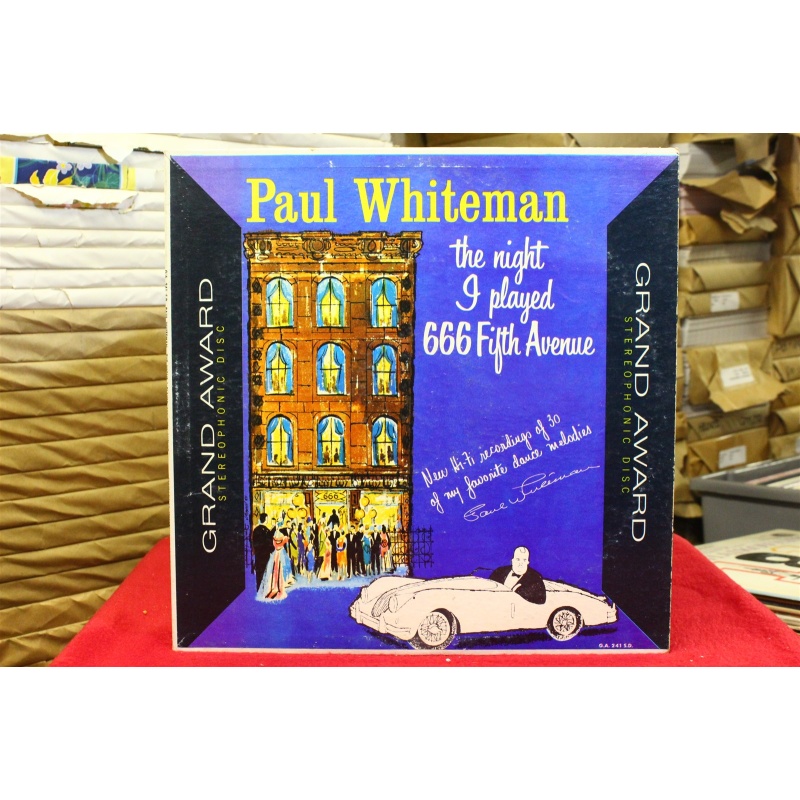 Paul Whiteman The Night I Played 666 Fifth Avenue G.A. 241-S.D. Vinyl 64-018