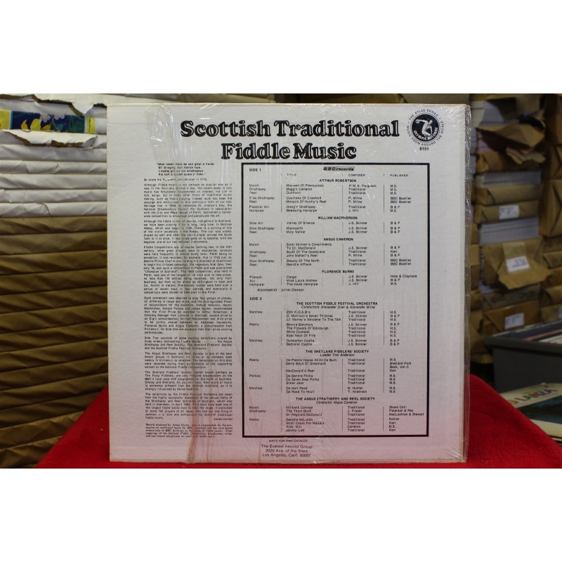 Various Scottish Traditional Fiddle Music 6151 Vinyl 64-024