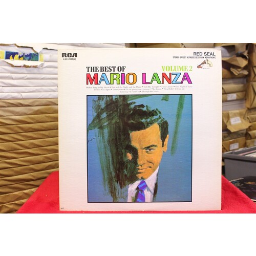 Mario Lanza The Best Of Mario Lanza Volume 2 LSC-2998(e) Vinyl 64-025
