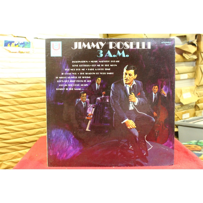 Jimmy Roselli 3 A. M. UAS 6665 Vinyl 64-026