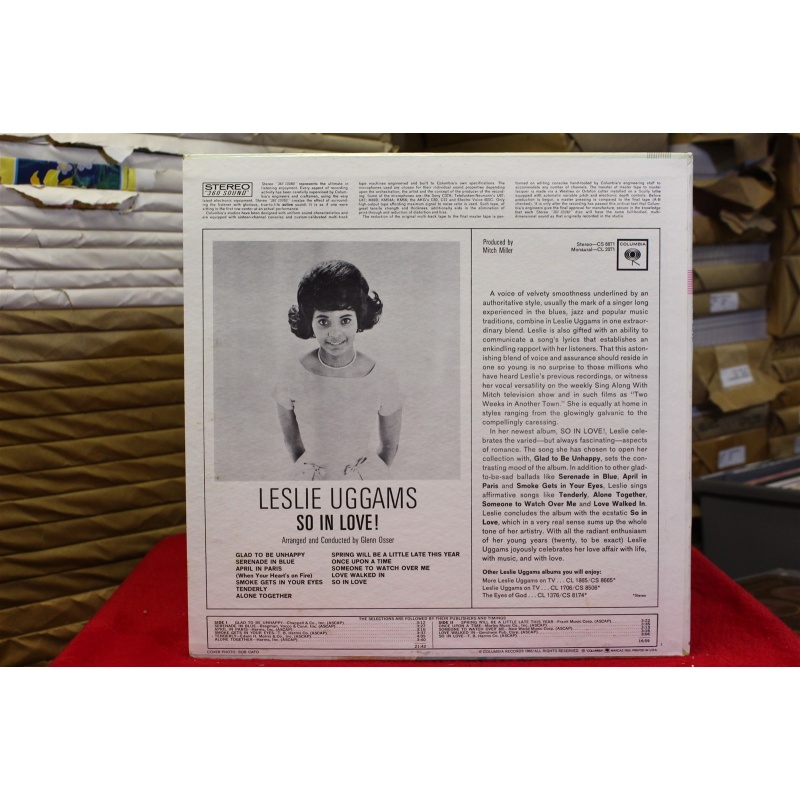Leslie Uggams So In Love! CS 8871 Vinyl 64-032