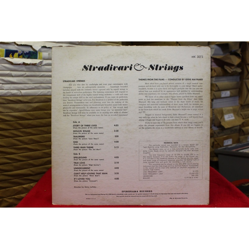 Stradivari Strings Music From The Films MK 3073 Vinyl 64-035