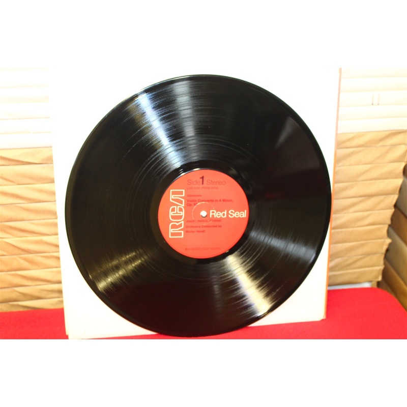 Alexander Glazunov; Wolfgang Amadeus Mozart; Jascha Heifetz; Walter Hendl; Willi