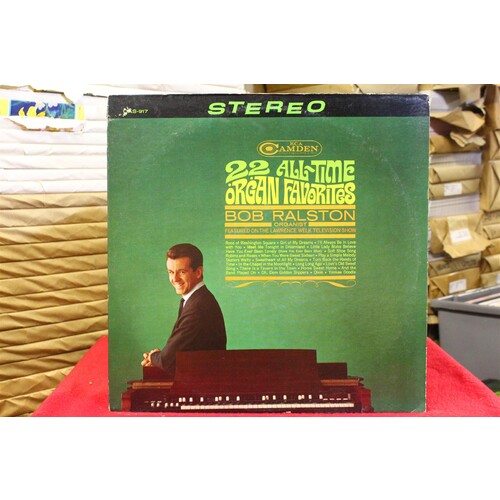 Bob Ralston 22 All-Time Organ Favorites CAS-917 Vinyl 64-046